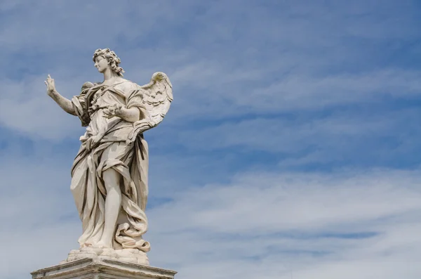 Angel staty, castel sant'angelo, Rom, Italien — Stockfoto