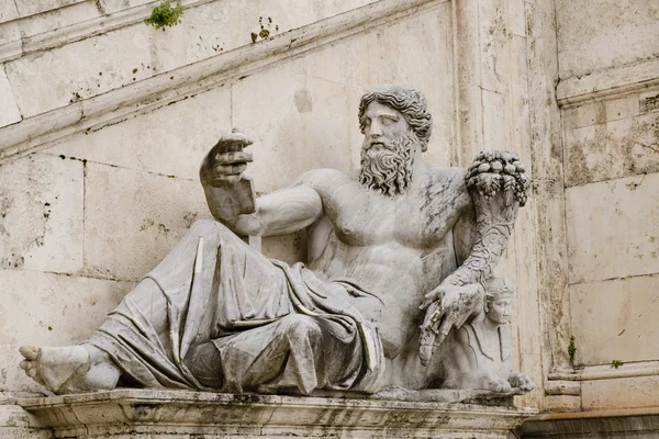 Nil Nehri Antik Roma alegori. Campidoglio, Roma, İtalya