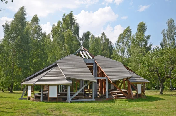 Gazebo en bois — Photo