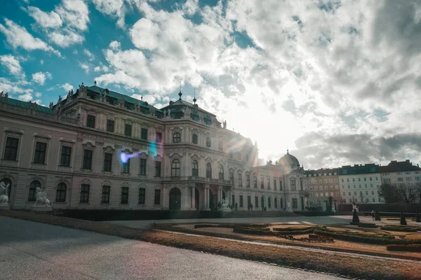 Viyana Daki Belvedere Sanat Müzesi Viyana Nın Güzel Bir Simgesi — Stok fotoğraf