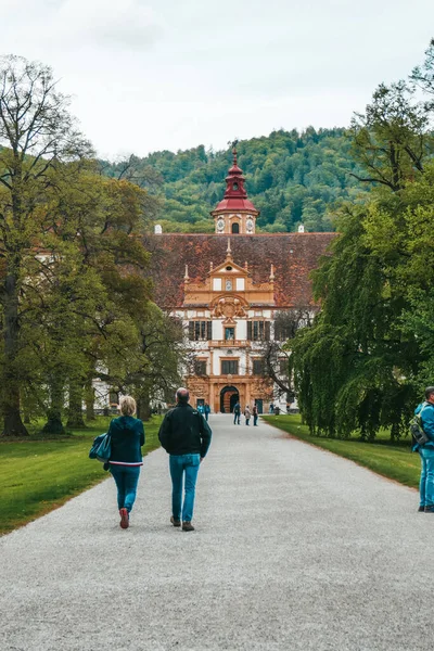 Schloss Eggenberg Landmark City Graz Gorgeous Big Old Castle Austria — Stock Photo, Image