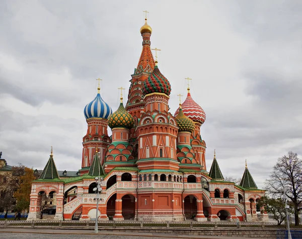 Catedral de São Basílio, Moscou, Rússia. — Fotografia de Stock