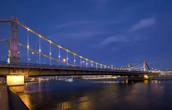 Most krymski w moscow, Federacja Rosyjska — Zdjęcie stockowe