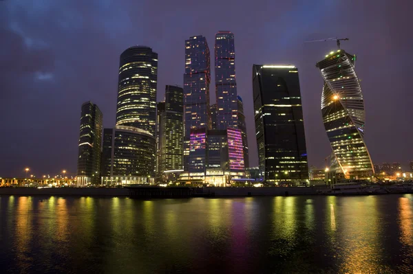 Business-distriktet moscow city — Stockfoto