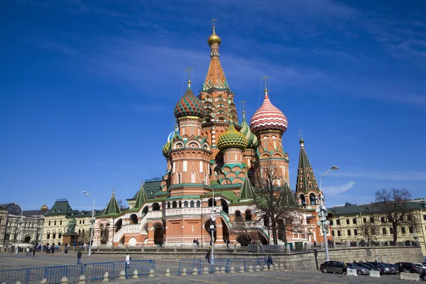 Sint-Basiliuskathedraal, Moskou, Rusland. — Stockfoto