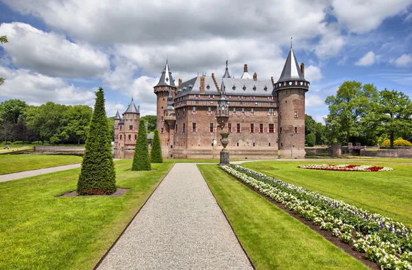 De haar hrad poblíž utrecht, Nizozemsko — Stock fotografie