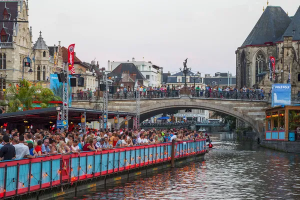 Festival de música callejera Gent Fest 2014 — Foto de Stock