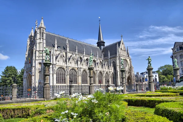 Katedra Notre dame du sablon — Zdjęcie stockowe