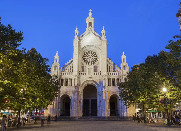 Kościół saint Catherine w Brukseli — Zdjęcie stockowe