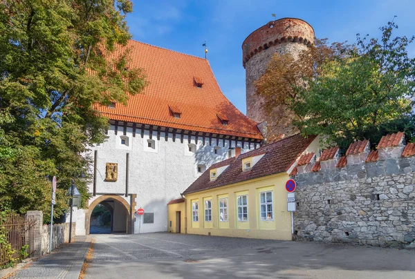 Табор Чехія Історична Вежа Котнов Ворота Бехін Старому Місті — стокове фото