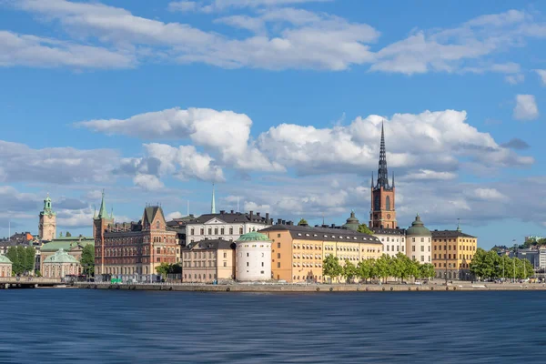 Stockholm Skyline Old Town Gamla Stan Sweden — Stockfoto