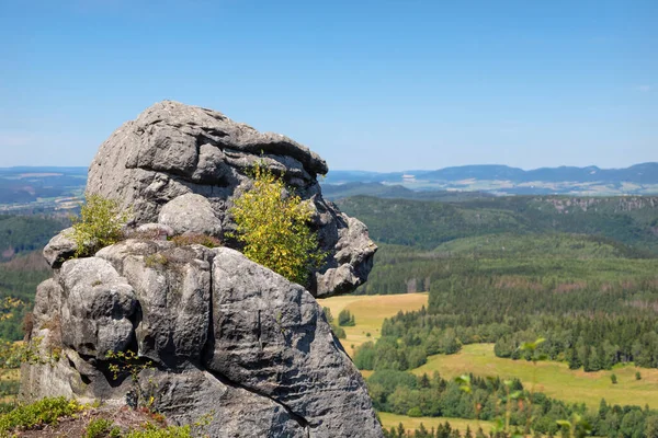 Ape Rock Szczeliniec Wielki Table Mountains Sudetes Poland — Foto de Stock