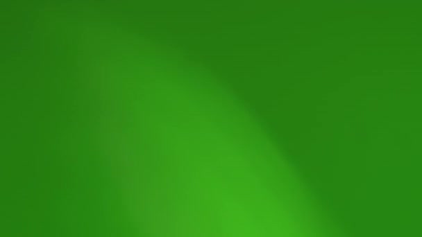 緑と白の滑らかな置き換え。ボケの色の動き。フレア. — ストック動画