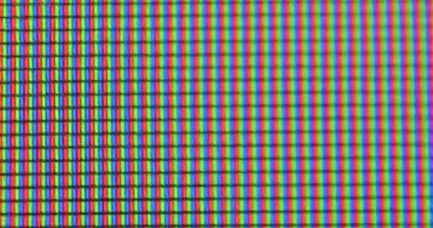 Moderní osvětlení. Světlé abstraktní pixelované barevné pozadí mřížky. — Stock video