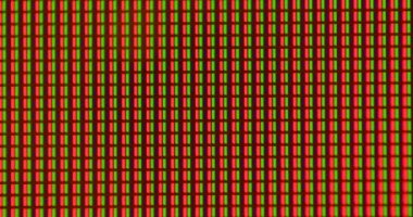 Yavaş çekim rengi. Yeşilden kırmızıya ve maviye.