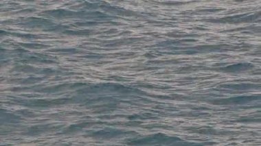 Deniz suyu dalgaları hareket halinde. Su altı enerjisi.