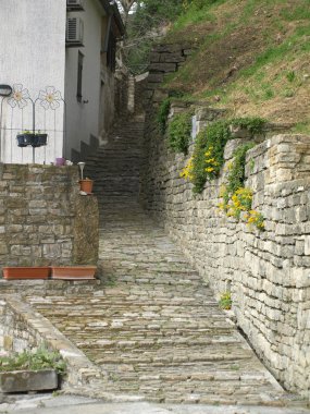 Istria Akdeniz eski taş ev