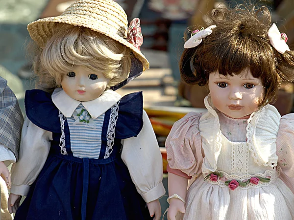 Vecchie bambole — Foto Stock