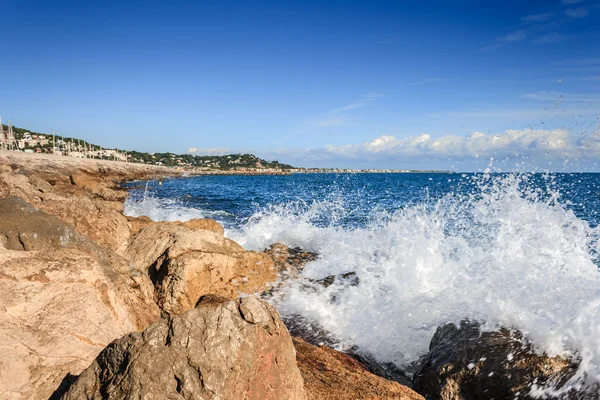 Ondas de espuma — Fotografia de Stock