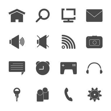 Mobil Icon set vektör eps10