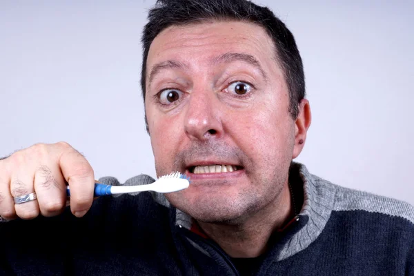 Teeth Brushing — Stock Photo, Image