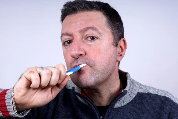 Teeth Brushing — Stock Photo, Image