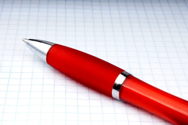 Rode pen — Stockfoto