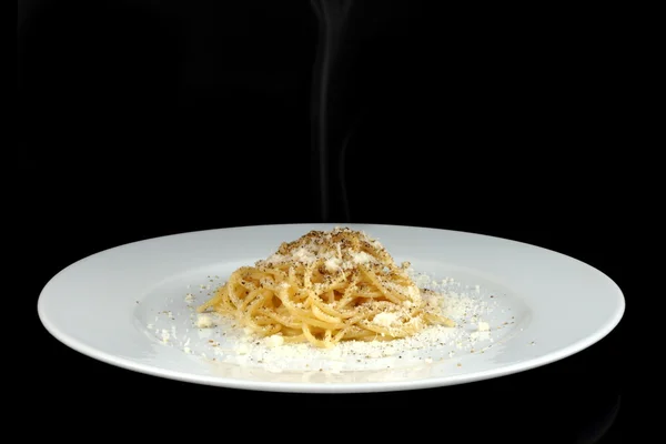 Cheese and Pepper Spaghetti — Stock Photo, Image