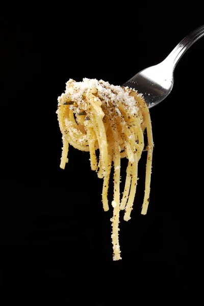 Cheese and Pepper Spaghetti — Stock Photo, Image