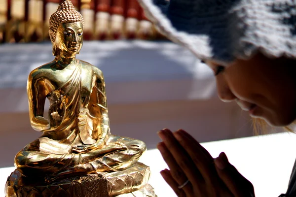 Praying Lady — Stock Photo, Image