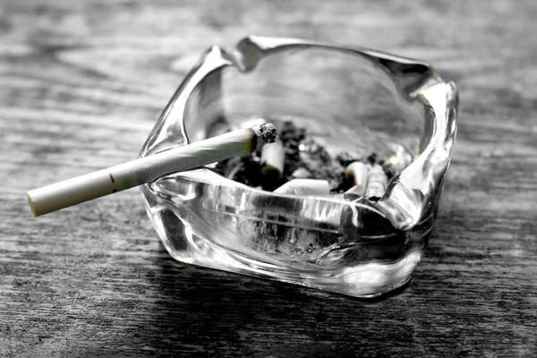 Ashtray and Cigarette — Stock Photo, Image