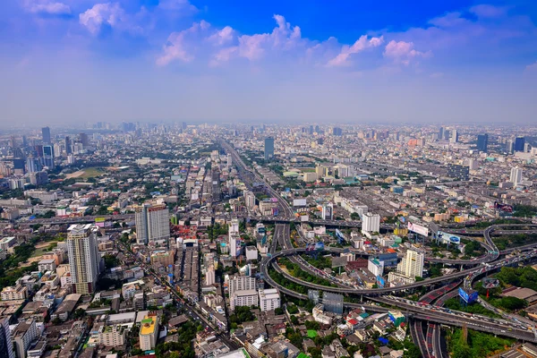 Bangkok von oben lizenzfreie Stockfotos