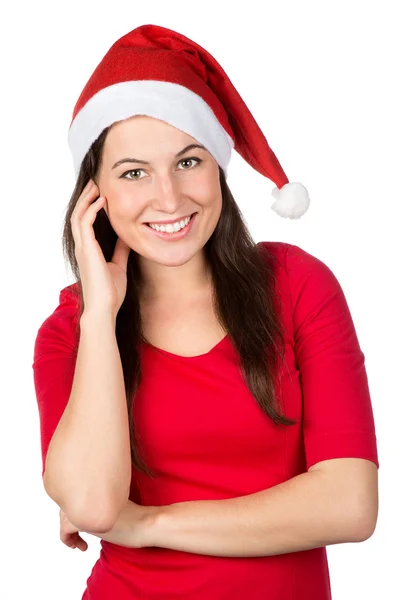 Noel kıyafeti çok esmer kadın