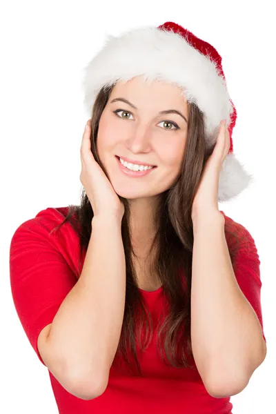 Noel kıyafeti çok esmer kadın