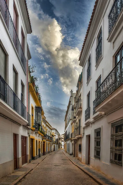 Gatan Juderia Grannskapet Cordoba Andalusien Spanien — Stockfoto