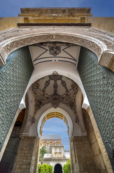 Ingresso Minareto Della Moschea Cordova Andalusia Spagna — Foto Stock