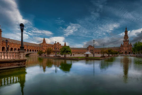 Plaza Spain Městě Sevilla Andalusie Španělsko — Stock fotografie