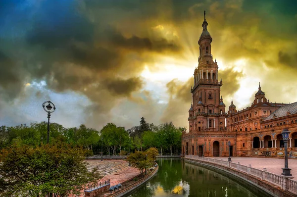 Plaza Spain City Seville Andalusia Spain — Stockfoto