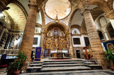 Santa Cruz Kilisesi, Cadiz Eski Katedrali, Endülüs, İspanya.