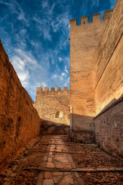 Die Alcazaba Badajoz Extremadura Spanien — Stockfoto