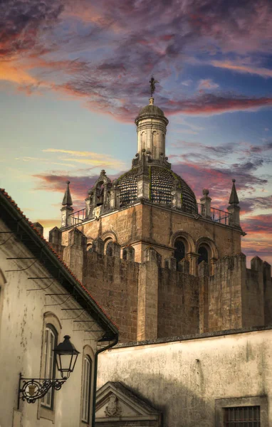 Stara Katedra Coimbrze Portugalia — Zdjęcie stockowe