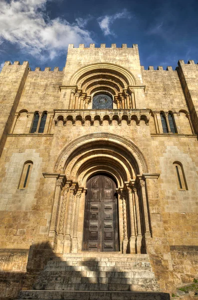 Gamla Katedralen Coimbra Portugal — Stockfoto