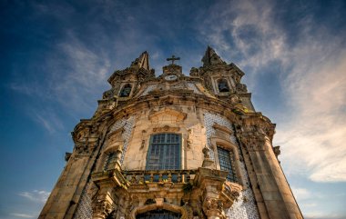 Church of San Gualter, in Guimaraes. Portugal clipart