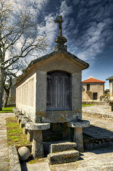 Portuguese Town Called Lindoso Castle Granaries — Stockfoto