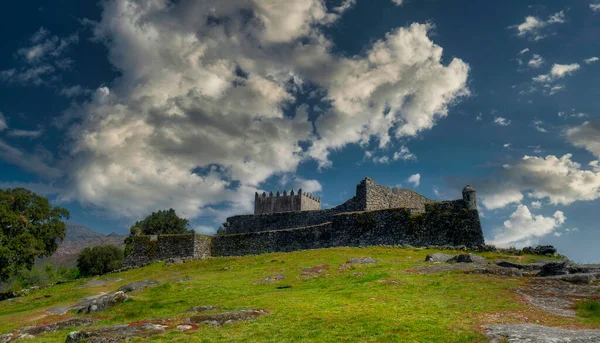 Portuguese Town Called Lindoso Castle Granaries — Φωτογραφία Αρχείου