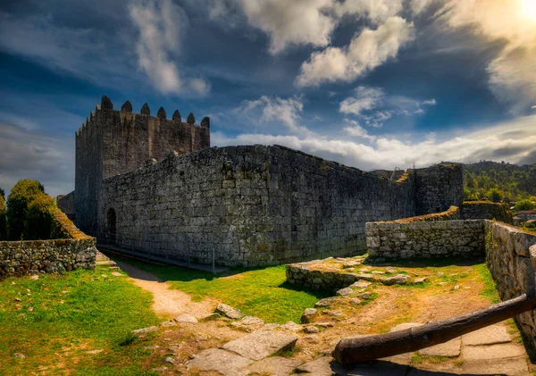 Portuguese Town Called Lindoso Castle Granaries — Fotografia de Stock