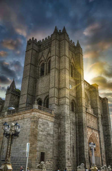 Castle City Avila Castilla Leon Spain — Zdjęcie stockowe