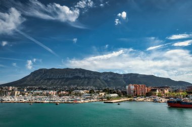 Port of the city of Denia, province of Alicante, Spain.