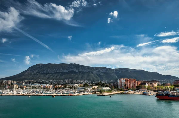 Port of the city of Denia, province of Alicante, Spain.