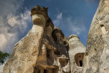 the cave dwellings of Cappadocia in Turkey